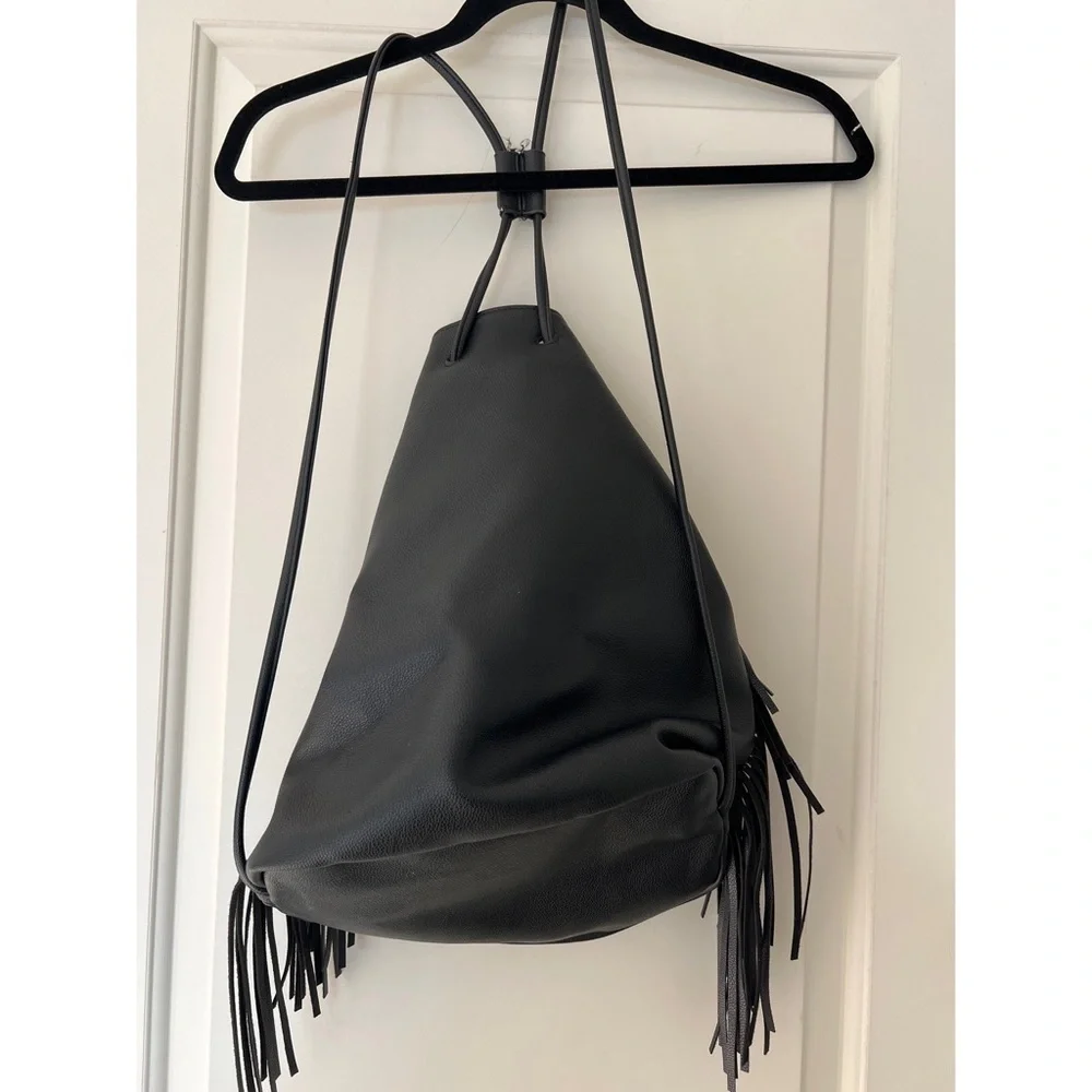 Victoria’s SECRET FRINGE FAUX LEATHER BACKPACK
